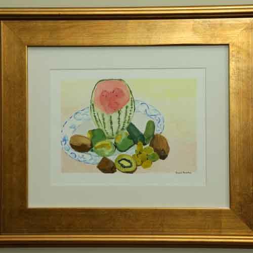 "Fresh Fruit" Original Watercolor  (For Sale $275) : Still Life : Susan Braha Photography and Fine Art