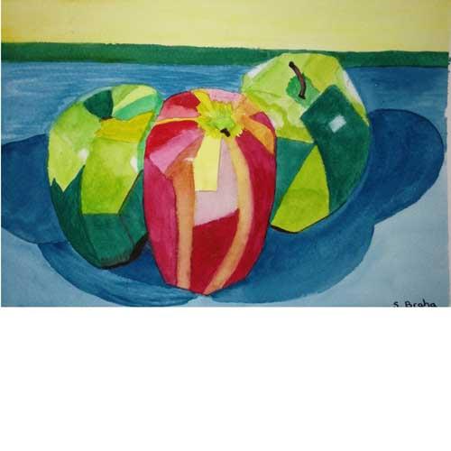 "Abstract Apples "
Original Watercolor (For Sale $275) : Still Life : Susan Braha Photography and Fine Art