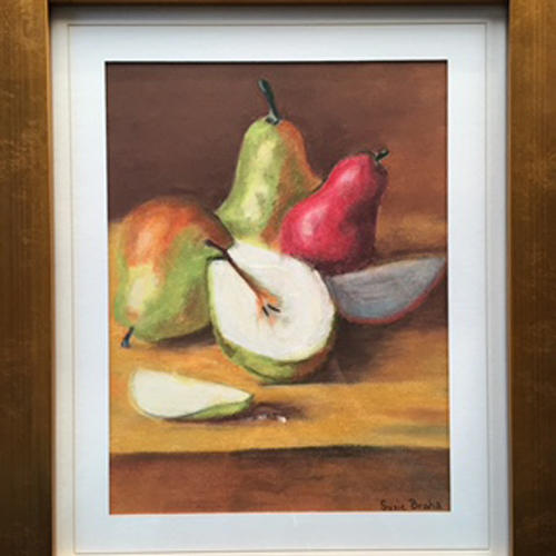 "Pears"
Pastels (2015)
 : Study of the Artists Robert Papp & Elizabeth Brandon (Cook's Illustrated Magazine) : Susan Braha Photography and Fine Art
