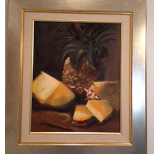 "Pineapple"
Oil Painting (2014)
In Brooklyn Apartment : Study of the Artists Robert Papp & Elizabeth Brandon (Cook's Illustrated Magazine) : Susan Braha Photography and Fine Art