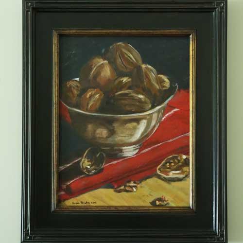 "Walnuts " 14" x 18"
Oil Painting (2015) : Study of the Artists Robert Papp & Elizabeth Brandon (Cook's Illustrated Magazine) : Susan Braha Photography and Fine Art