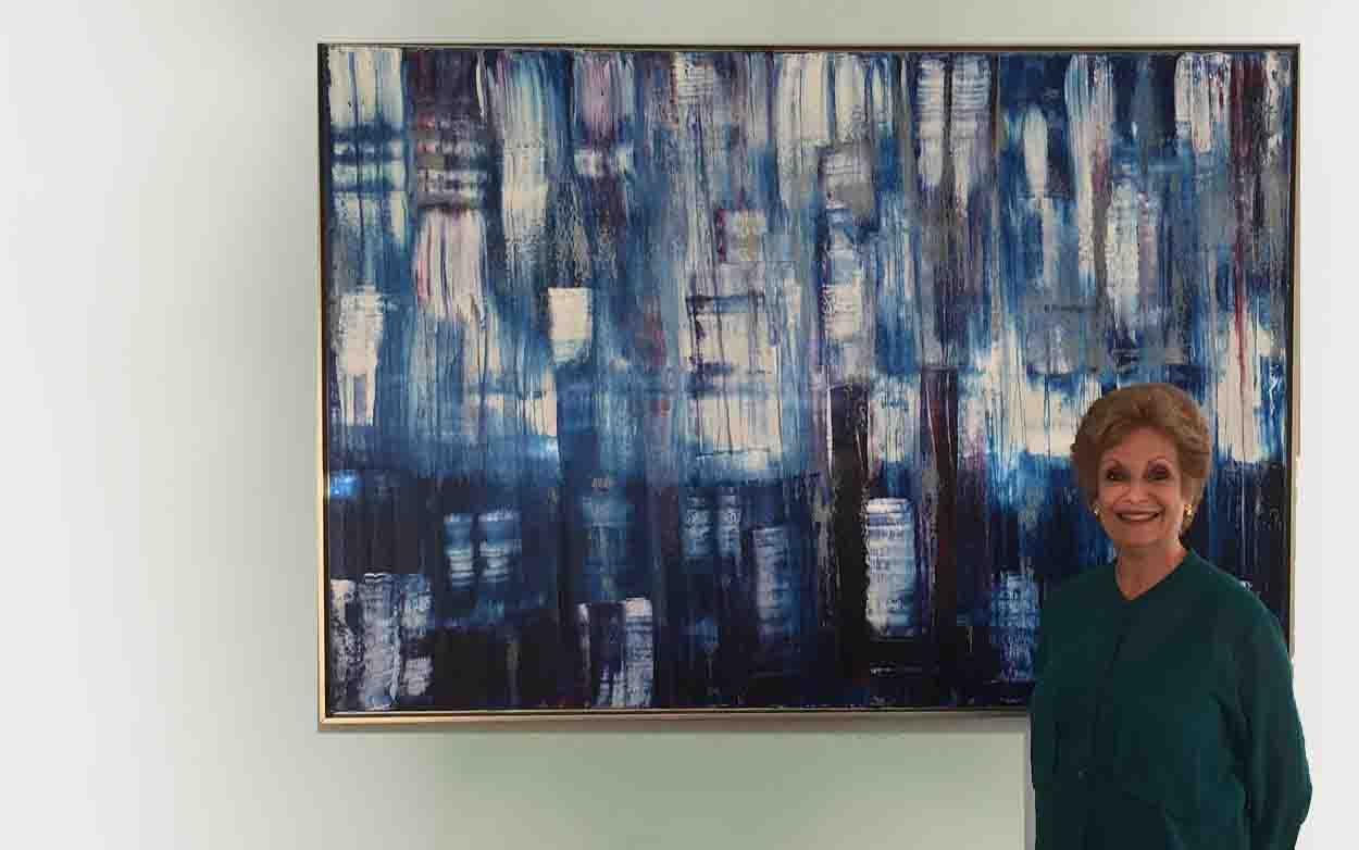 6' x 4' "Muti Blue Abstract" Original
Oil on Canvas 
New Jersey Home : Abstracts : Susan Braha Photography and Fine Art