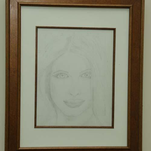 "The Model" 
From Self Magazine 
Pencil Drawing
For Sale $125. : Portraits : Susan Braha Photography and Fine Art