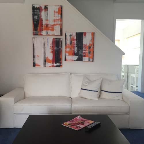 Trio in Acrylic New Jersey Home  : Installations : Susan Braha Photography and Fine Art