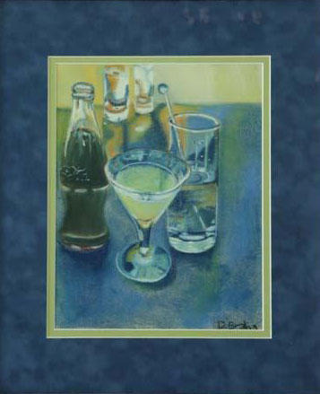 "Drinks Anyone!" Pastels : Danielle : Susan Braha Photography and Fine Art