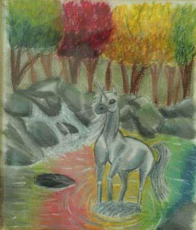 "Fantasy " Done in Pastels : Danielle : Susan Braha Photography and Fine Art