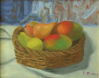 "Funky Fruit Time " Oil on Canvas (2013) : Danielle : Susan Braha Photography and Fine Art