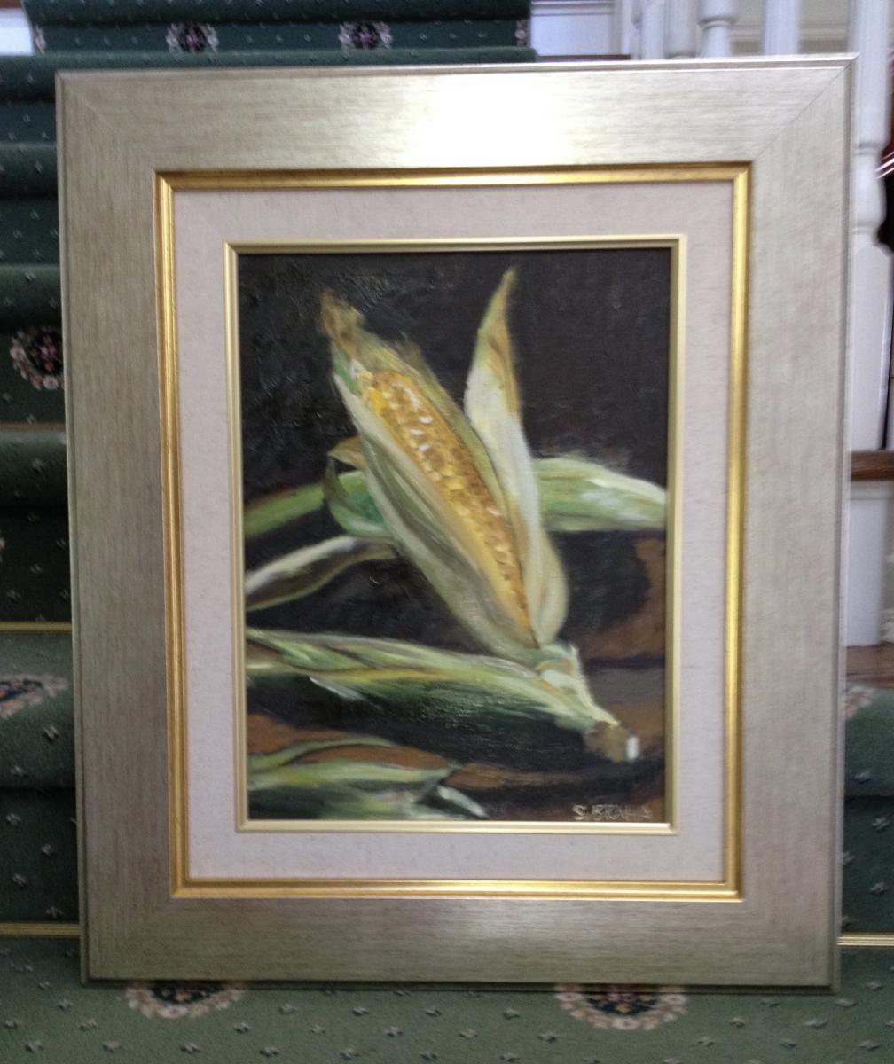 "Corn on the Cob"
Oil painting (2014)
In New York Apartment : Study of the Artists Robert Papp & Elizabeth Brandon (Cook's Illustrated Magazine) : Susan Braha Photography and Fine Art