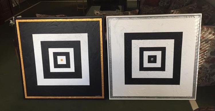 "Concentric Squares"
4' x 4' Geometric Displayed at Autumn Market  Now 
In ManhattanApartment  : Abstracts : Susan Braha Photography and Fine Art