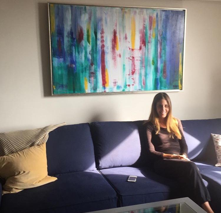 "Fabulous Color " done in Acrylic  In New York City Apartment : Abstracts : Susan Braha Photography and Fine Art