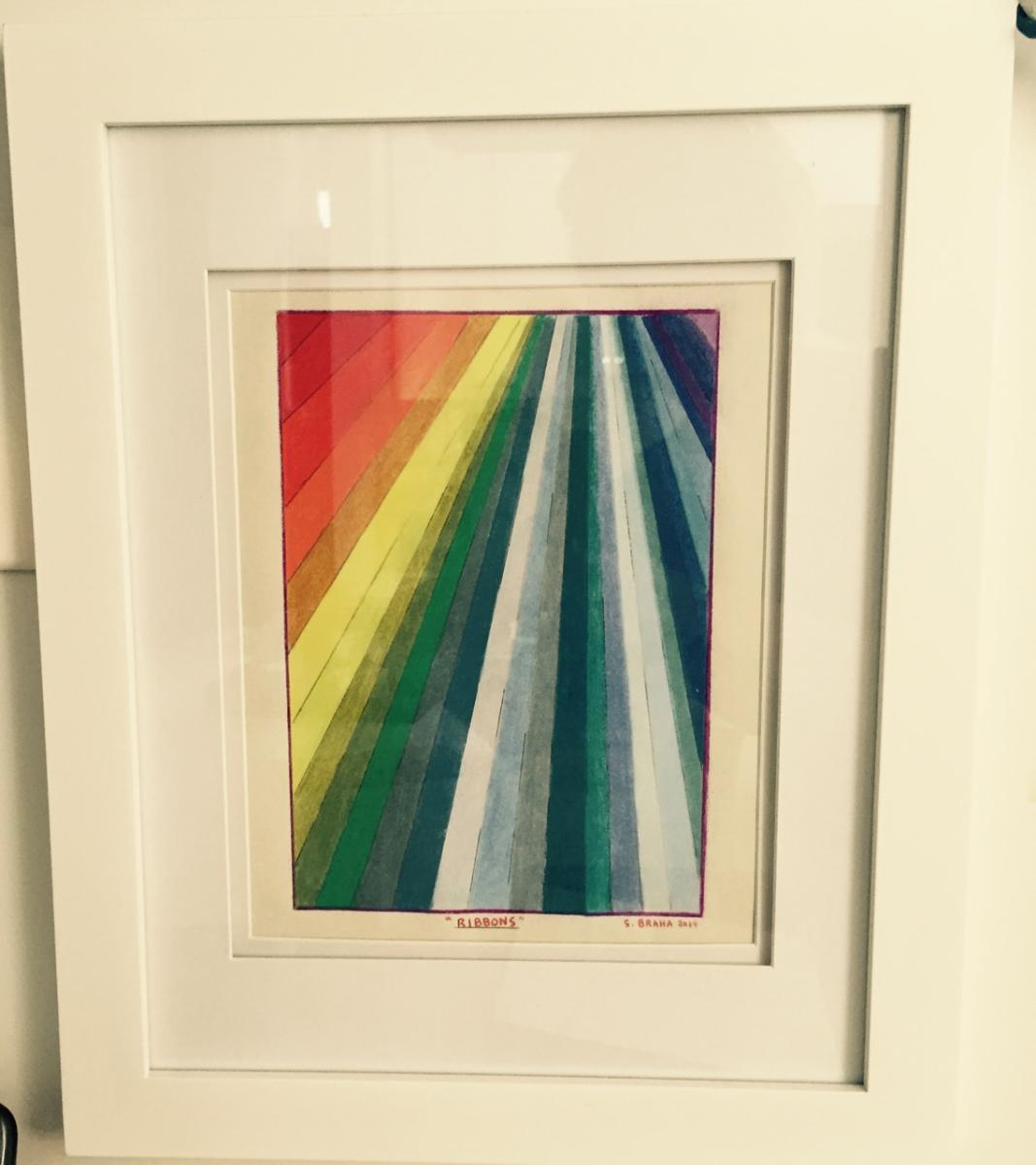 "Ribbons"
 Original done in
Colored pencils 
Brooklyn Apartment : Abstracts : Susan Braha Photography and Fine Art