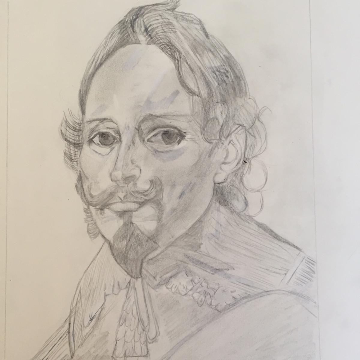 Study of "Anthony Van Dyck" Done in Pencil
For Sale $300. : Portraits : Susan Braha Photography and Fine Art