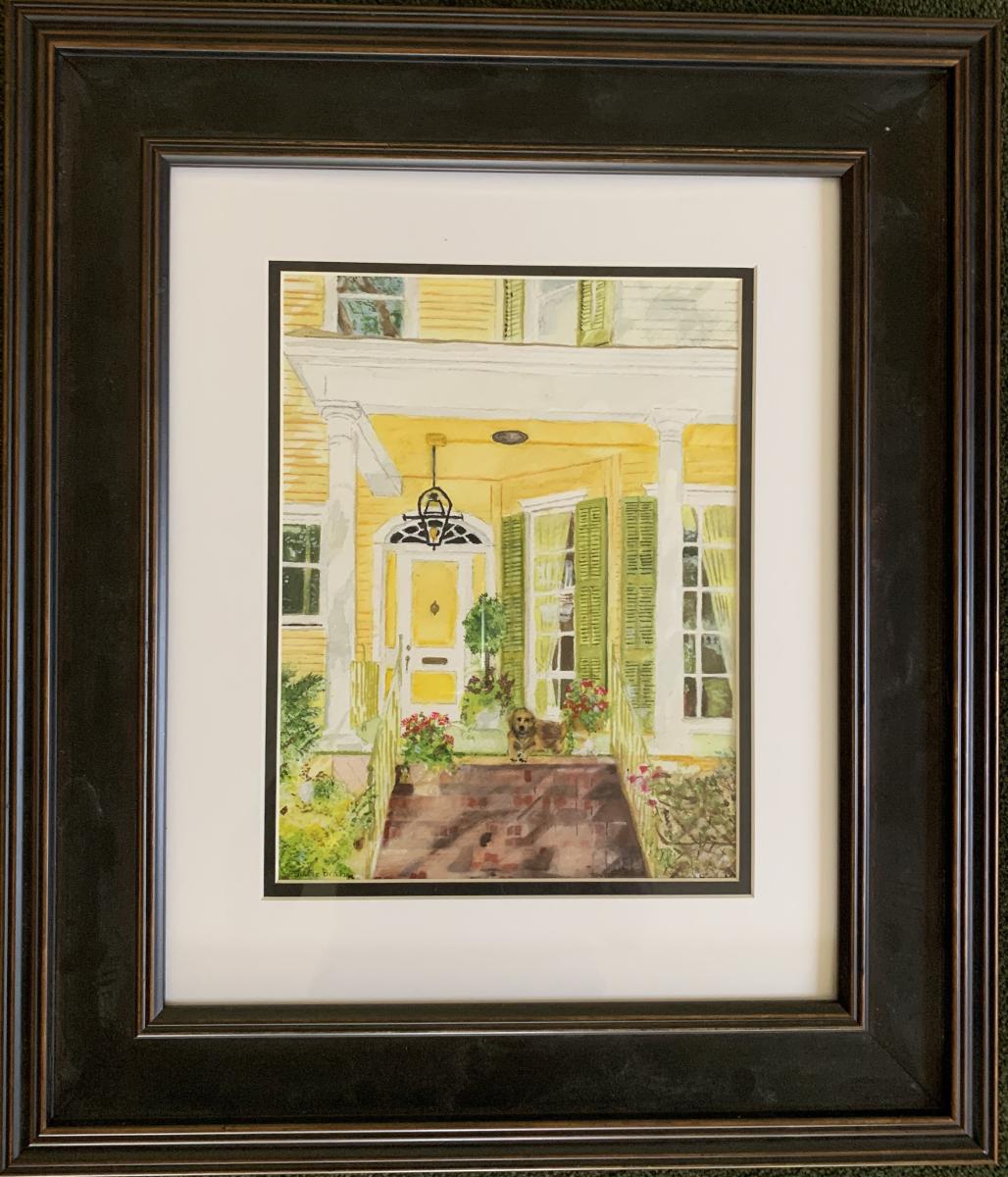 "Country House"
Mini Watercolor
 5in. x 8in. (For Sale $275) : Still Life : Susan Braha Photography and Fine Art