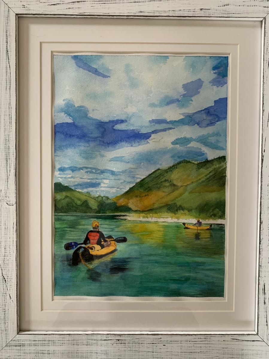 "Rafting" Watercolor
  Photo from 
The Cover of Departures Magazine (For Sale $275) : Landscapes : Susan Braha Photography and Fine Art