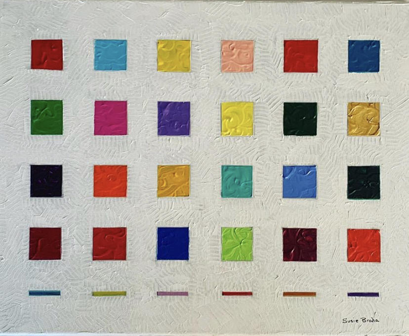"Colorful Squares" Acrylic (For Sale $350) : Abstracts : Susan Braha Photography and Fine Art
