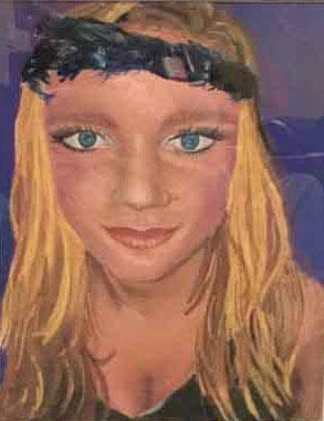 "Danielle " Self Portrait done in Pastels (2015) : Danielle : Susan Braha Photography and Fine Art