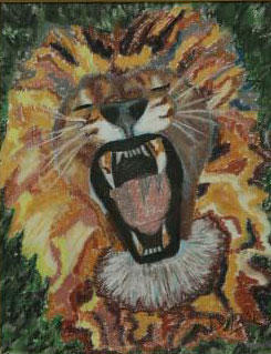"Now that's a Big Cat!" Pastels : Danielle : Susan Braha Photography and Fine Art